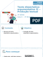 Texto Dissertativo Argumentativo II