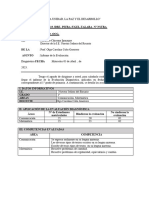 Informe de La Evaluacion Diagnóstica 1ro Prim