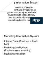 Marketing Information System