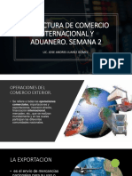 Estructura de Comercio Internacional y Aduanero Semana 2