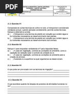 Avaliação de Ciencia 5 Ano III Unidade 31 08