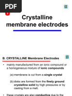 2 Crystalline Membrane Electrodes