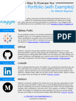 Five Ways To Showcase Your Data Science Portfolio Without A Website v1.0
