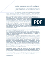 Consejos Comunales Agente Del Desarrollo Endógeno