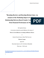 Breaking Barriers and Boosting Bottom Lines: An Analysis of The Mediating Impact of CSR in The Relationship Between Board Gender Composition and Firm Financial Performance in Malaysia