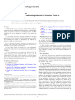 Conducting and Evaluating Galvanic Corrosion Tests in Electrolytes