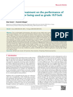 Effect of Heat Treatment On The Performance of 30MnB4 Steel For Being Used As Grade 10.9 Bolt