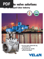 Velan Delayed Coker Valves