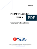 Form Talysurf Intra Handbook 1 5