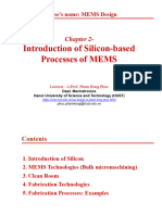 MEMS Design Chap 2-MEMS Processes