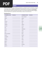 Review Sheet Chapter 1-The Language of Medicine