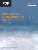 48 Skilled Migration Assessment Policy 0