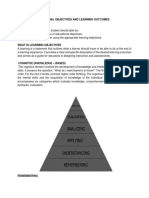 Lesson 3 Instructional Objectives and Learning Outcomes Handsout 1