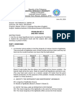 Anova Statistical Problem Set 5