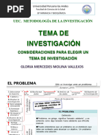 23 MET. Tema de Investigación. GMMV