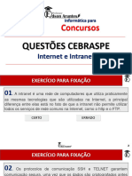 1 - Questões Cebraspe - Internet e Intranet