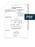 DM5401/DM7401 Quad 2-Input NAND Gates With Open-Collector Outputs