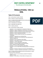 Ghana Rent Regulations 1964 LI 369.