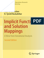 Dontchev - Implicit Functions and Solution Mappings