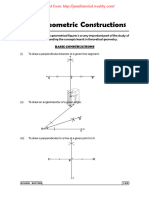 9th Geometrial Construction Study Guide Solved