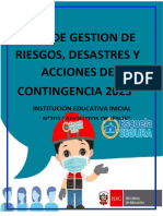 Plan de Gestión Del Riesgo de Desastre-2023 1