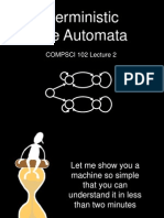 Deterministic Finite Automata: COMPSCI 102 Lecture 2