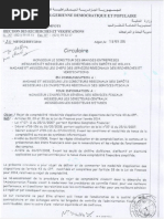 Circulaire Rejet de Comptabilite