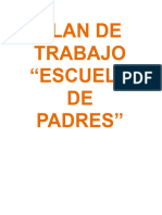 Plan de Escuela de Padres