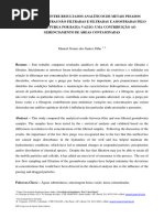 Comparação Entre Resultados Analíticos de Metais Pesados Obtidos de Amostras Não Filtradas e Filtradas