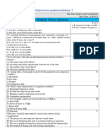 Module-1 MCQ of Data Analytics and Visualization