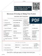 Directorate of Geology & Mining Uttar Pradesh: T D & M QTY T