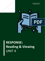 Response: Reading & Viewing: Unit 4