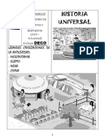 Historia Universal: Grandes Civilizaciones de La Antigüedad: - Mesopotamia. - Egipto. - India. - China