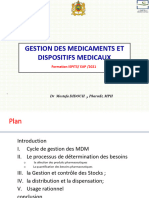 Gestion Des Medicament DR Didouh Eap - Ispits 2021 FC