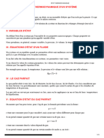 ÉTAT THERMODYNAMIQUE - PDF Puger