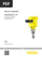 ES Manual de Seguridad VEGASWING 61 63 Interruptor Sin Contactos Con Calificación SIL