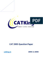 CAT 2005 Question Paper