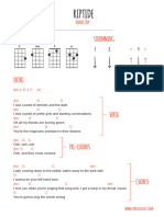 Riptide Songsheet