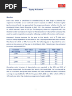 Que For PG 98 Equity Val Notes