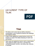 Types of Tilak