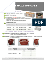 Tarifs Barthelemy - Caisses Pliables Grises Et Caisses Rouges Barthelemy - 2020