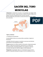 Alteración Del Tono Muscular