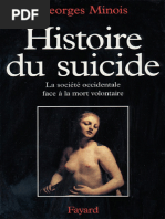 Histoire Du Suicide Georges Minois