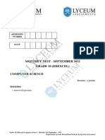 Grade 10 (Edexcel) Computer Science