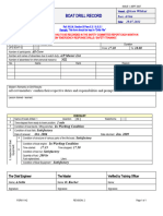 FORM NO 1142 2011-07-29 Rescue Boat Drill