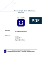 Natural Gas Sweetening & Effect of Decline Pressure