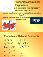 Apply Properties of Rational Exponents