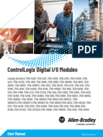 Controllogix Digital I/O Modules: User Manual