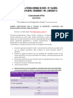 COMUNICADO N°52 - Enrique de Osso 22-23