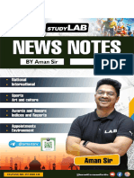 30th Oct NEWS NOTES by AMAN SIR 2023